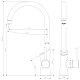 Приобрести Смеситель для кухни с фильтром Lemark Comfort LM3072C + H851P00 в магазине сантехники Santeh-Crystal.ru