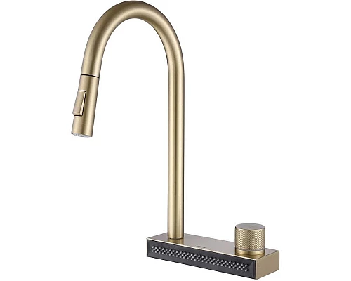 Приобрести Смеситель для кухни Abber Wasser Kreis AF8114G в магазине сантехники Santeh-Crystal.ru