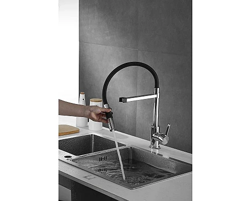 Приобрести Смеситель для кухни Rose R133 в магазине сантехники Santeh-Crystal.ru