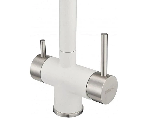 Заказать Смеситель для кухни с подключением к фильтру Milacio Ultra MCU.554.WH в магазине сантехники Santeh-Crystal.ru