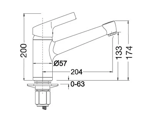 Купить Blanco Elipso II 514896 Смеситель для кухни в магазине сантехники Santeh-Crystal.ru