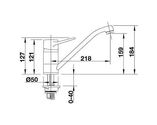 Купить Blanco Orion 512542 Смеситель для кухни в магазине сантехники Santeh-Crystal.ru