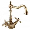 Смеситель для раковины бронза Cezares Atlantis-Nostalgia ATLANTIS-NOSTALGIA-LS2-A-02