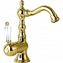 Смеситель для раковины золото 24 карата Cezares Venezia VENEZIA-LSM2-03/24-Bi