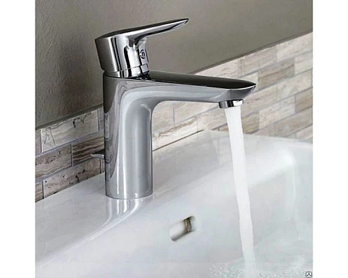 Заказать Смеситель для раковины с донным клапаном Kludi Objekta 322350575 в магазине сантехники Santeh-Crystal.ru