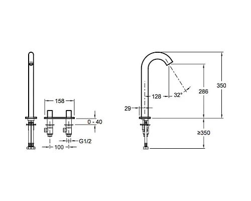 Приобрести Смеситель для раковины Jacob Delafon Talan E10094RU-CP в магазине сантехники Santeh-Crystal.ru