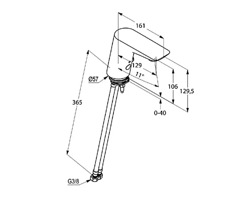 Заказать Электронный смеситель для раковины без донного клапана Kludi Balance 5210091 в магазине сантехники Santeh-Crystal.ru