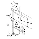 Приобрести Смеситель для раковины с донным клапаном Kludi E2 492950575 в магазине сантехники Santeh-Crystal.ru