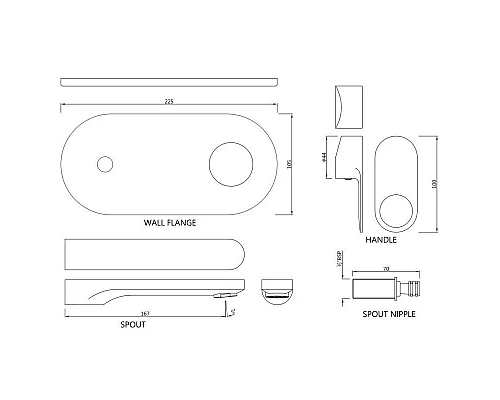 Заказать Смеситель для раковины без донного клапана Jaquar Ornamix Prime ORP-CHR-10233KPM в магазине сантехники Santeh-Crystal.ru