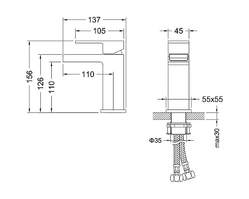 Заказать Смеситель для раковины Timo Selene 2161/00F в магазине сантехники Santeh-Crystal.ru