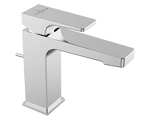 Заказать Смеситель для раковины с донным клапаном Villeroy & Boch Architectura Square TVW12500100061 в магазине сантехники Santeh-Crystal.ru