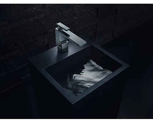 Купить Смеситель для раковины с донным клапаном Axor Edge 46010000 в магазине сантехники Santeh-Crystal.ru