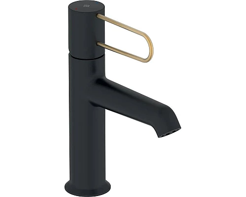 Приобрести Смеситель для раковины с донным клапаном Jacob Delafon Odeon Rive Gauche E21028-GLD-BL в магазине сантехники Santeh-Crystal.ru