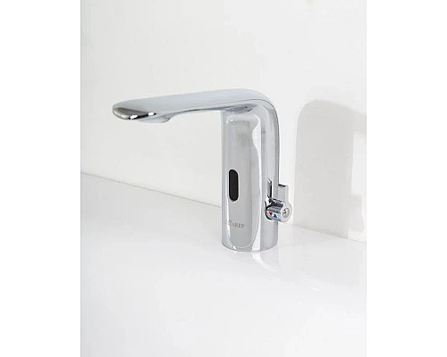 Заказать Смеситель для раковины бесконтактный без донного клапана Cezares VAGUE-ELS-01-W0 в магазине сантехники Santeh-Crystal.ru