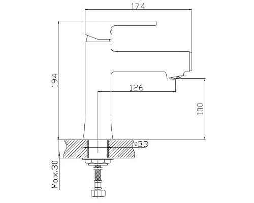 Заказать Смеситель для раковины Haiba HB10652-7 в магазине сантехники Santeh-Crystal.ru