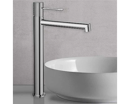 Приобрести Смеситель для раковины без донного клапана Vincea Desire VBF-1D2CH в магазине сантехники Santeh-Crystal.ru