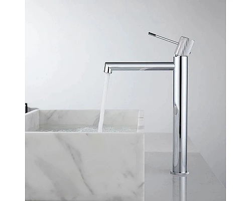 Приобрести Смеситель для раковины без донного клапана Vincea Desire VBF-1D2CH в магазине сантехники Santeh-Crystal.ru