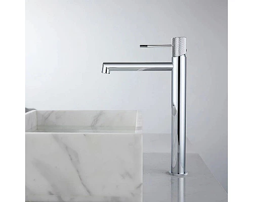 Приобрести Смеситель для раковины без донного клапана Vincea Desire VBF-1D2CH в магазине сантехники Santeh-Crystal.ru