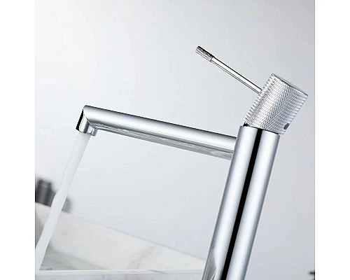 Приобрести Смеситель для раковины без донного клапана Vincea Desire VBF-1D2CH в магазине сантехники Santeh-Crystal.ru