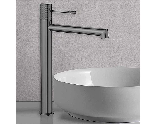 Приобрести Смеситель для раковины без донного клапана Vincea Desire VBF-1D2GM в магазине сантехники Santeh-Crystal.ru