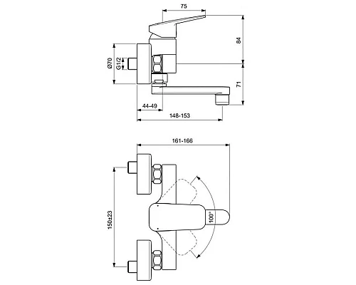Приобрести Смеситель для раковины Ideal Standard Ceraplan BD241AA в магазине сантехники Santeh-Crystal.ru