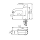 Купить Смеситель для умывальника однорычажный Paulmark Leipzig LE311007 в магазине сантехники Santeh-Crystal.ru