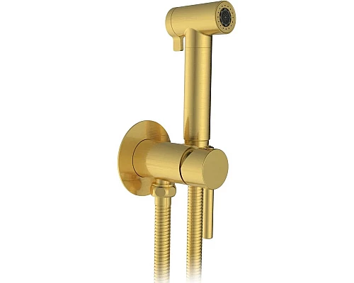 Гигиенический душ AltroBagno Modern 060117OrSp со смесителем, золотой матовый