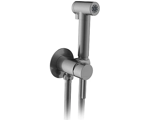 Гигиенический душ AltroBagno Modern 060118GrMt со смесителем, оружейная сталь
