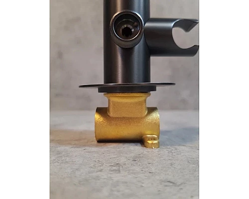 Гигиенический душ AltroBagno Modern 060118GrMt со смесителем, оружейная сталь