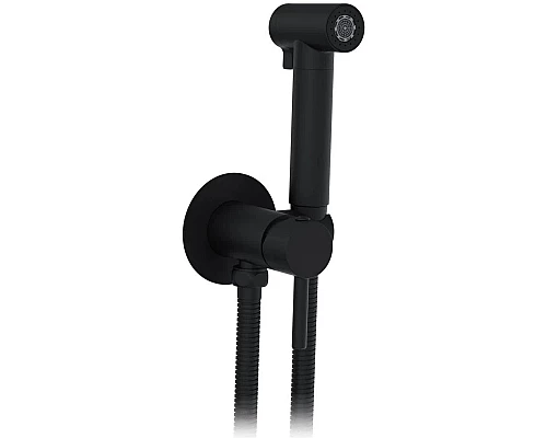 Гигиенический душ AltroBagno Modern 060119NeOp со смесителем, черный матовый