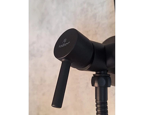 Гигиенический душ AltroBagno Modern 060119NeOp со смесителем, черный матовый