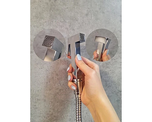 Гигиенический душ AltroBagno Beni aggiuntivi AltroBagnoBM060120Cr со смесителем, хром