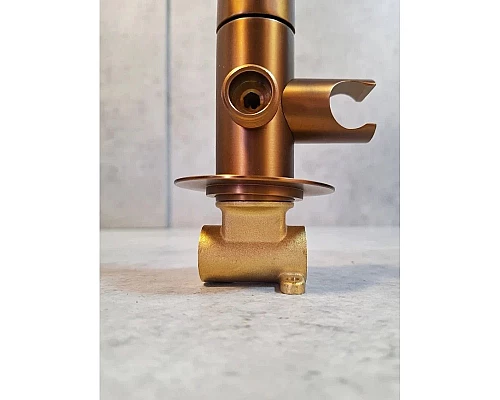 Гигиенический душ AltroBagno Modern 060123RaSp со смесителем, медь матовая