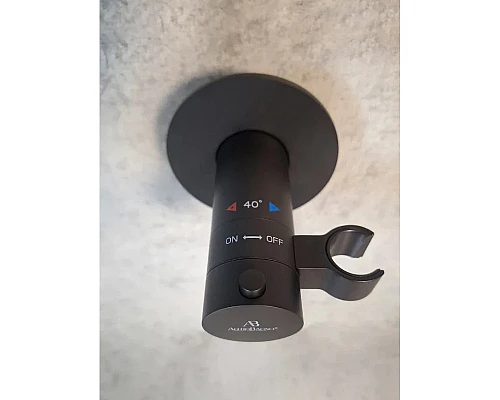 Гигиенический душ AltroBagno Beni aggiuntivi AltroBagnoBM060402NeOp с термостатом, черный матовый