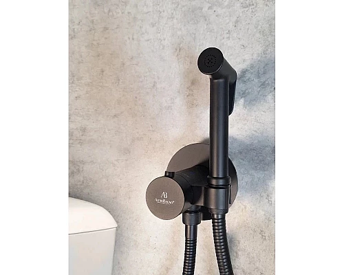 Гигиенический душ AltroBagno Beni aggiuntivi AltroBagnoBM060402NeOp с термостатом, черный матовый