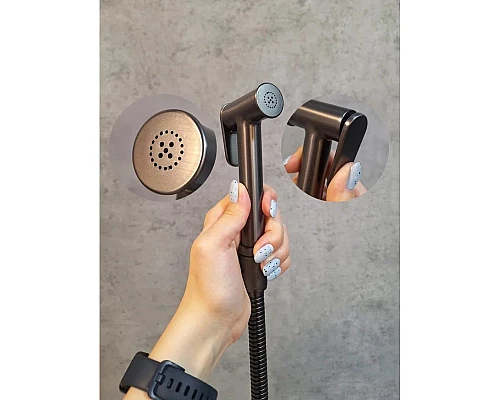 Гигиенический душ AltroBagno Beni aggiuntivi AltroBagnoBM060404GrMt с термостатом, оружейная сталь