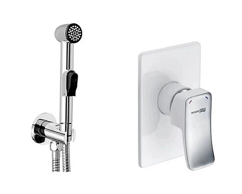 Купить Гигиенический комплект WasserKRAFT A010656WHITE в магазине сантехники Santeh-Crystal.ru