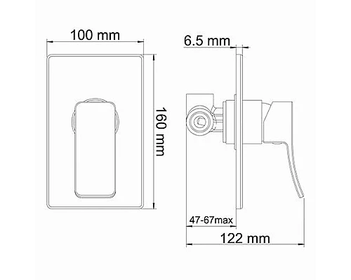 Купить Гигиенический комплект WasserKRAFT A010656WHITE в магазине сантехники Santeh-Crystal.ru