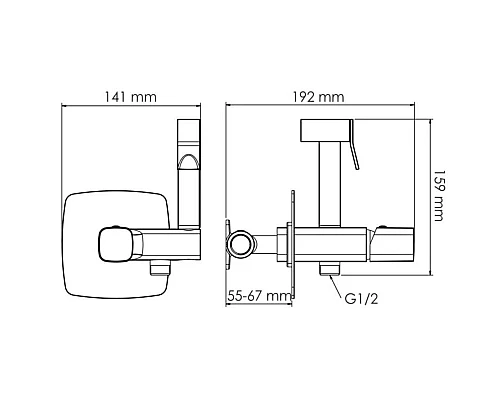 Заказать Гигиенический комплект WasserKRAFT Nuthe 9138 в магазине сантехники Santeh-Crystal.ru