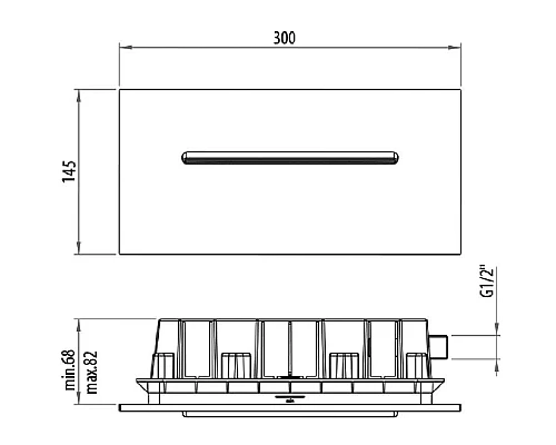 Приобрести Встроенный излив в стену Gattoni Programma Doccia 1031/SDC0cr в магазине сантехники Santeh-Crystal.ru