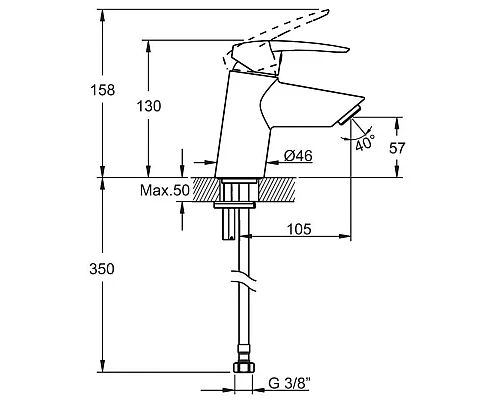 Купить Комплект смесителей (3 в 1) Vitra Dynamic S A49152EXP в магазине сантехники Santeh-Crystal.ru