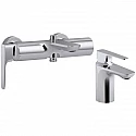 Комплект смесителей Jacob Delafon Aleo+ E72319-CP + E72314-CP Комплект смесителей Jacob Delafon Aleo+ E72319-CP + E72314-CP