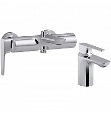 Комплект смесителей Jacob Delafon Aleo+ E72319-CP + E72314-CP