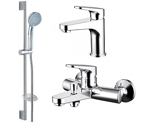 Купить Комплект смесителей Bravat Eler F00450CP в магазине сантехники Santeh-Crystal.ru