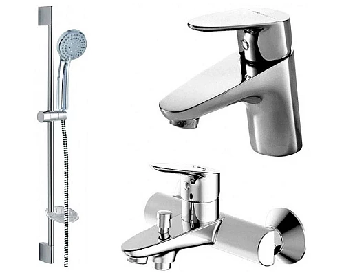 Приобрести Комплект смесителей Bravat Drop F00308C в магазине сантехники Santeh-Crystal.ru