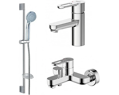 Заказать Комплект смесителей Bravat Stream-D F00311C в магазине сантехники Santeh-Crystal.ru