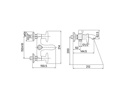 Заказать Комплект смесителей IDDIS Copter COPSB02I02WA + COPSB00I01 в магазине сантехники Santeh-Crystal.ru