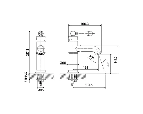 Заказать Комплект смесителей IDDIS Oxford OXFSB02I02 + OXFSB00I01 в магазине сантехники Santeh-Crystal.ru