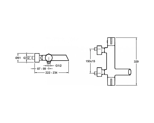 Приобрести Комплект смесителей Jacob Delafon Toobi E8992-CP + E7329-CP + E99898RU-CP в магазине сантехники Santeh-Crystal.ru