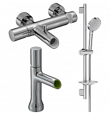 Комплект смесителей Jacob Delafon Toobi E8963-CP + E7329-CP + E99898RU-CP